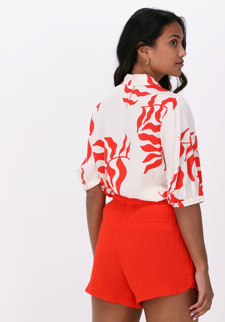 Orangene ANOTHER LABEL Blusen LIERE LEAF SHIRT - large