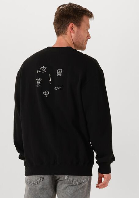 Schwarze FORÉT Sweatshirt FIN SWEATSHIRT - large