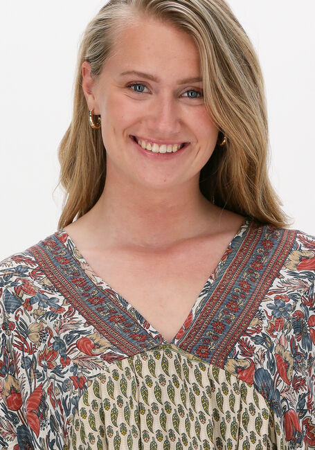 Mehrfarbige/Bunte SISSEL EDELBO Maxikleid MADONNA MIX CAFTAN - large