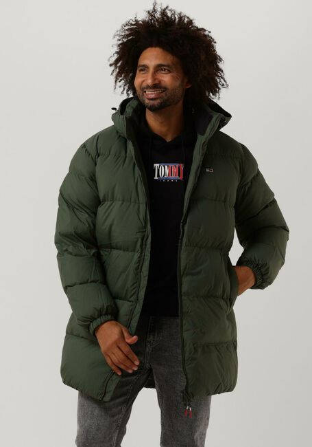 Dunkelgrün TOMMY JEANS Parkas TJM ESSENTIAL DOWN PARKA - large