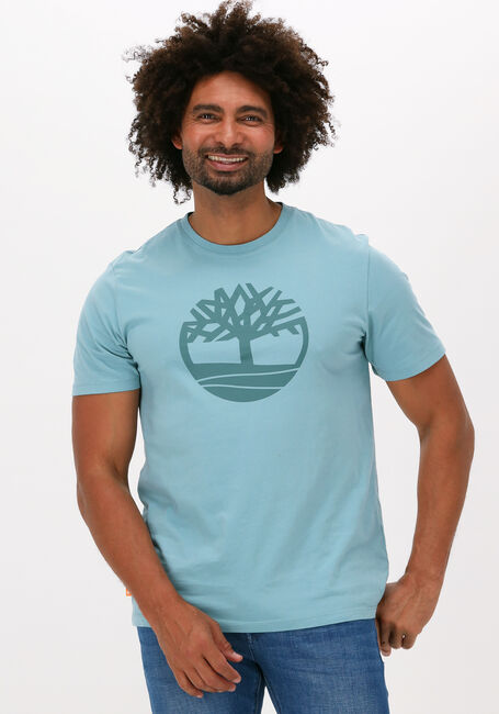 Hellblau TIMBERLAND T-shirt SS K-R BRAND TREE T - large