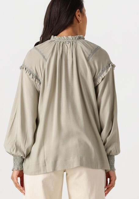 Beige MOS MOSH Blusen MMMARB SANSA EMB BLOUSE - large