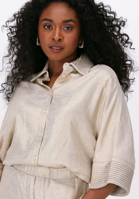 Goldfarbene CHPTR-S Bluse KEEN BLOUSE - large
