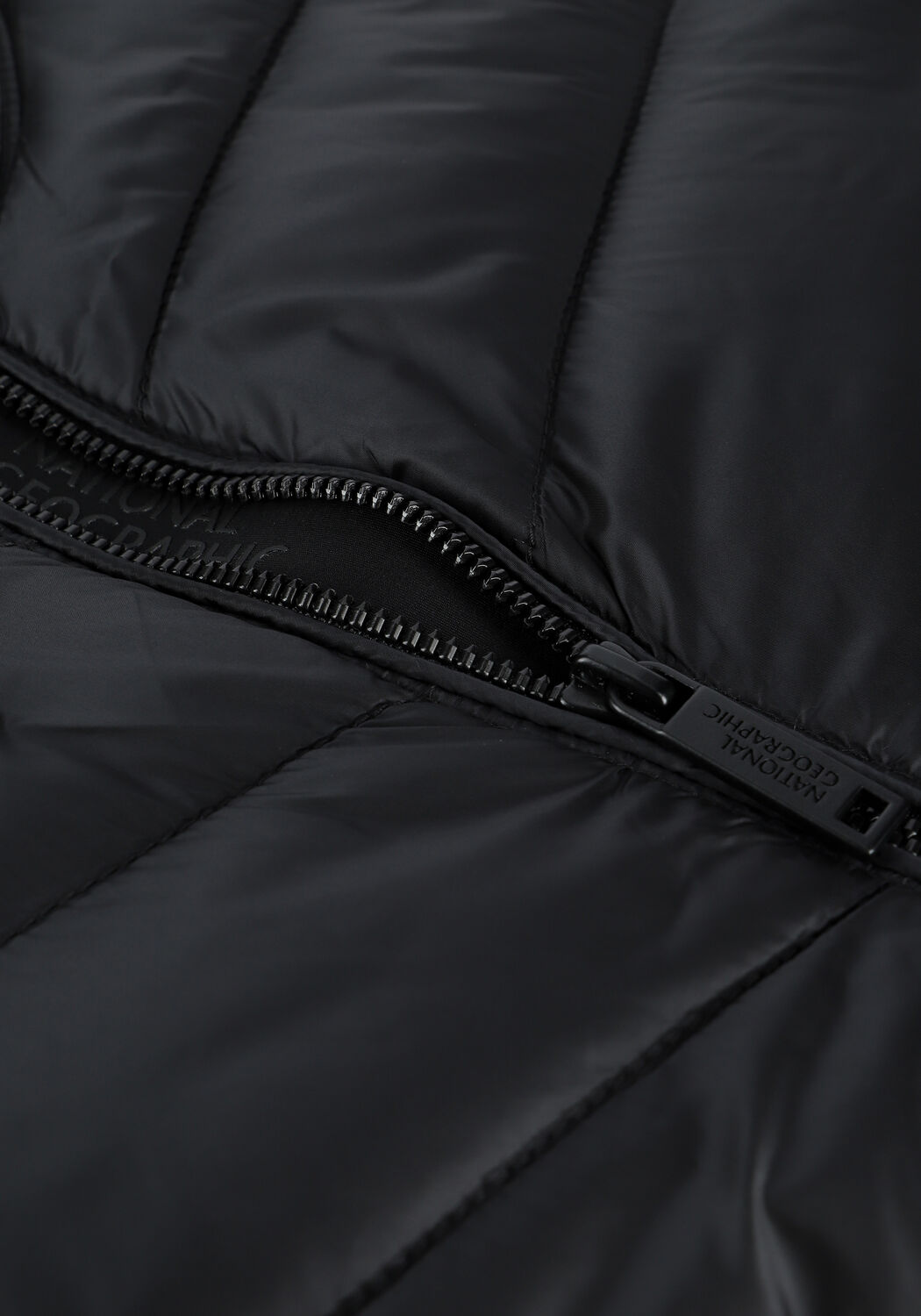 Schwarze NATIONAL GEOGRAPHIC Wattierte Jack JACKET WITH FILLER - large