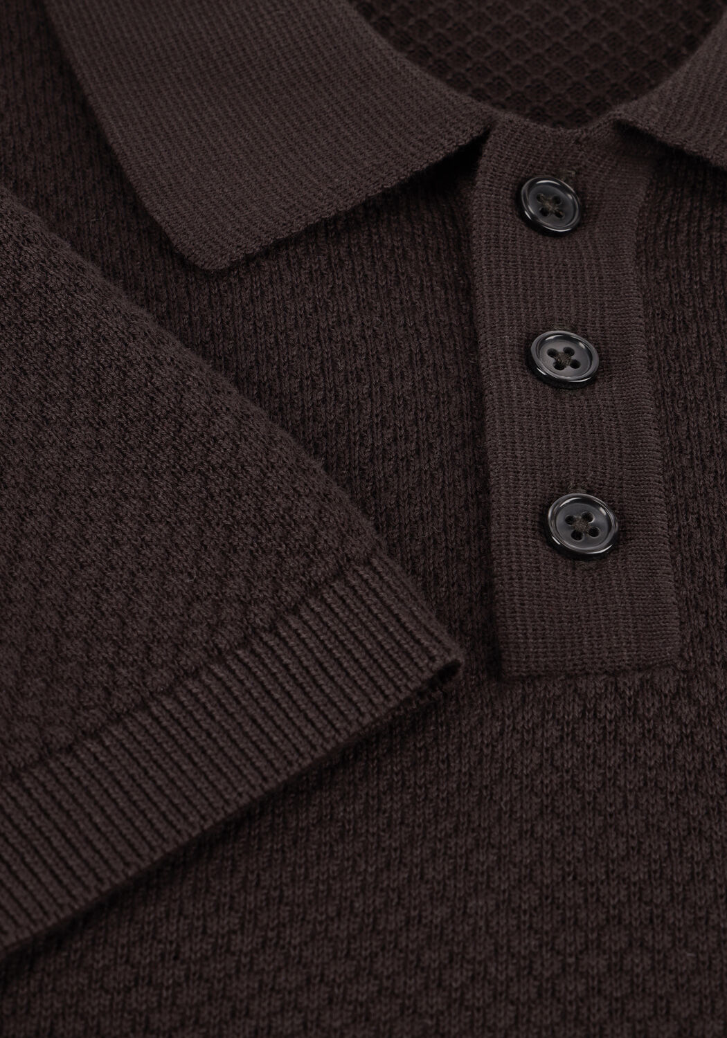 Braune DRYKORN Polo-Shirt TRITON 420187 - large