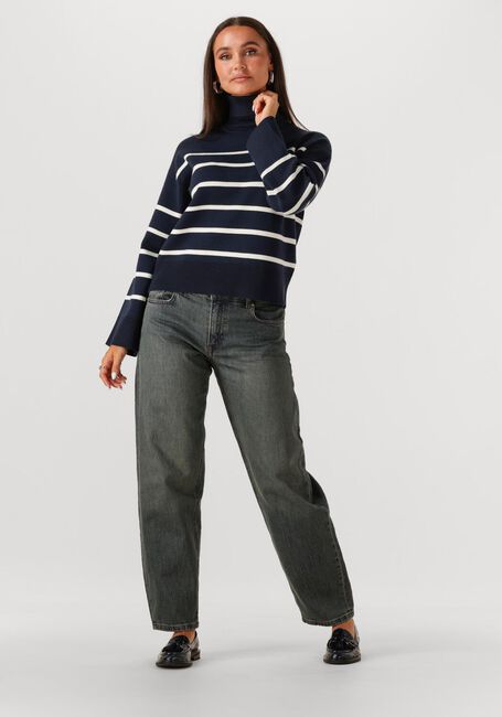 Dunkelblau SELECTED WOMEN Pullover SLFKAMMA LS KNIT ROLL NECK - large