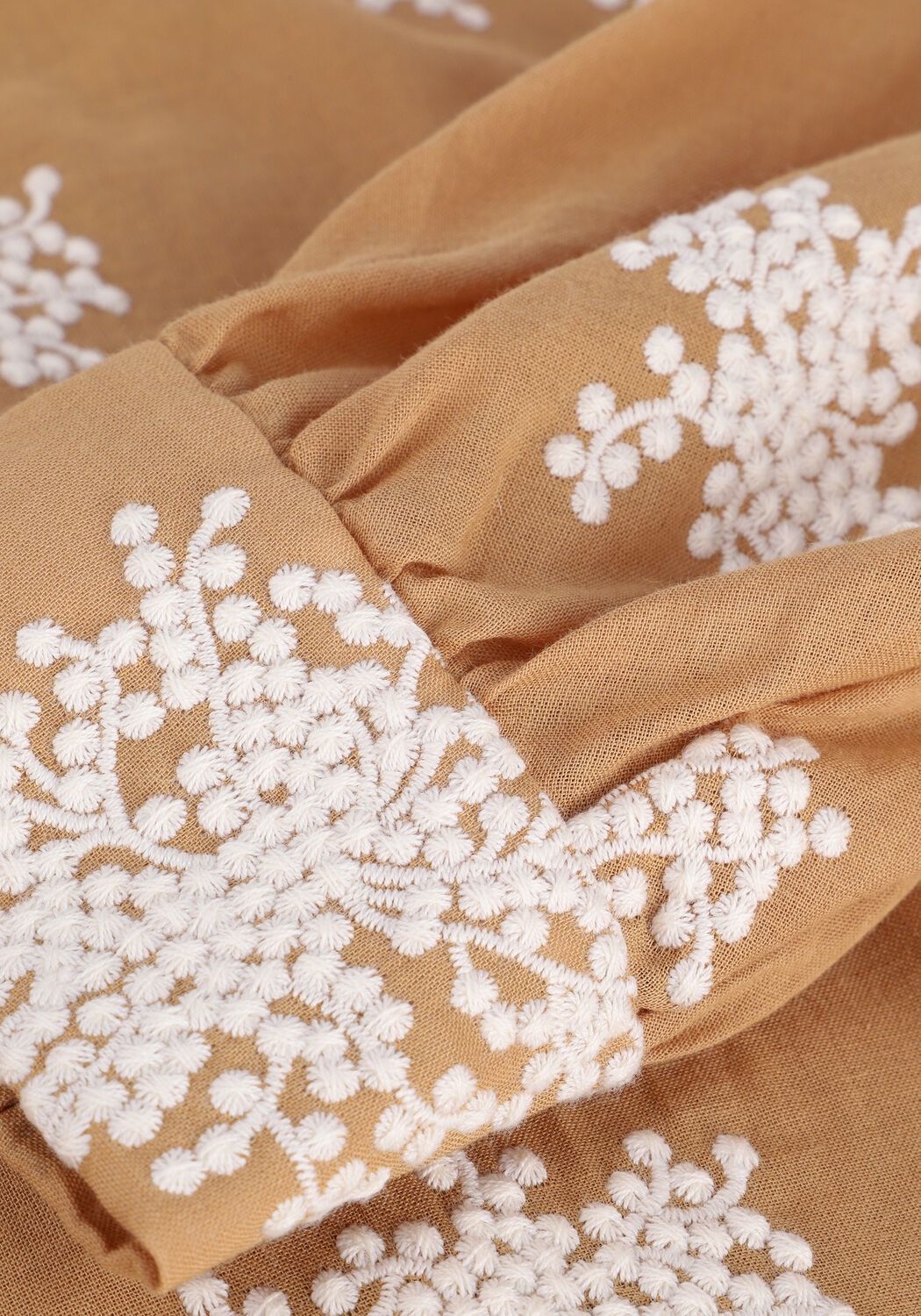 Camelfarbene BRUUNS BAZAAR Minikleid KAMAL PHILINA DRESS - large