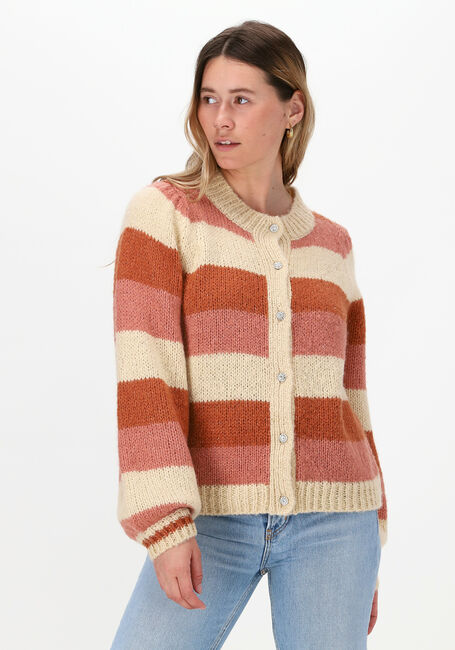 Braune LOLLYS LAUNDRY Strickjacke PIPPA CARDIGAN - large