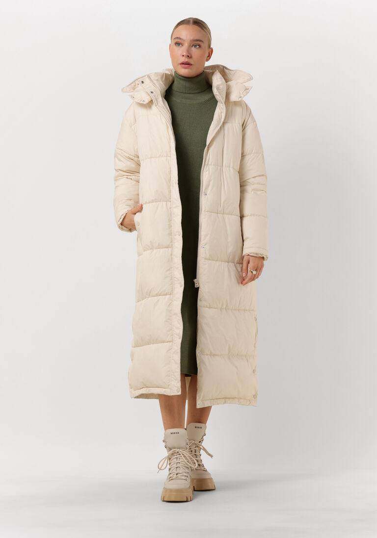 nicht-gerade weiss notre-v wattierte jack puffer long