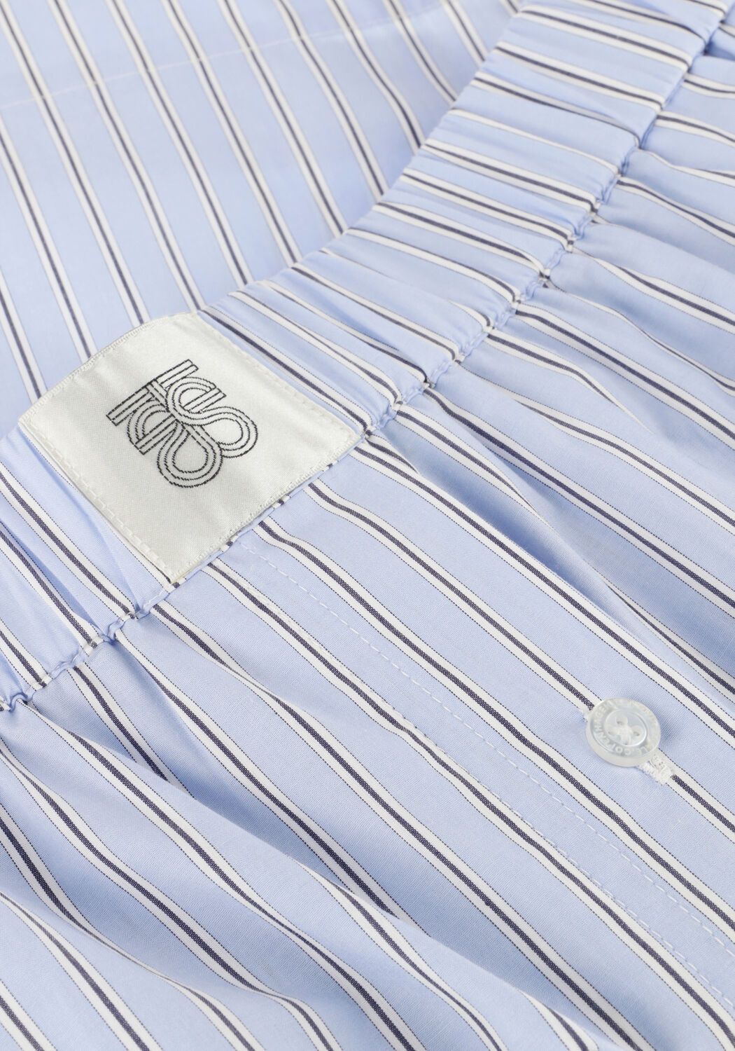 Blaue SECOND FEMALE Kurze Hose ALANIS SHORTS - large