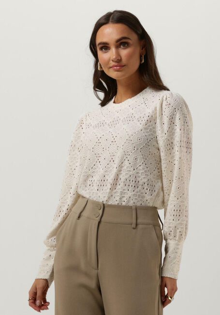 Weiße OBJECT Blusen OBJFEODORA L/S TOP NOOS - large