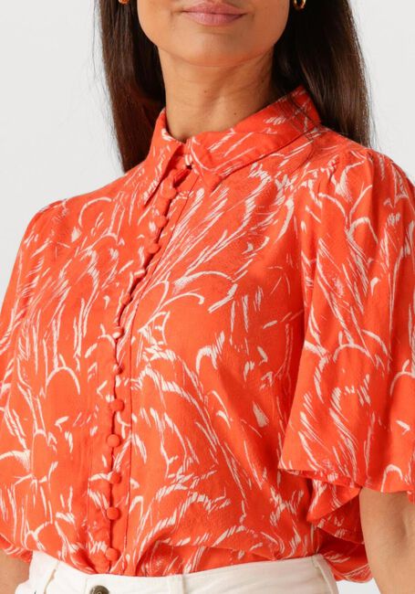 Orangene Y.A.S. Blusen YASLEFIRA TOP - large