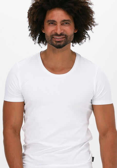 Weiße PUREWHITE T-shirt ESSENTIAL TEE U NECK - large