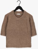 Taupe CO'COUTURE Pullover MOTO SHORTIE KNIT