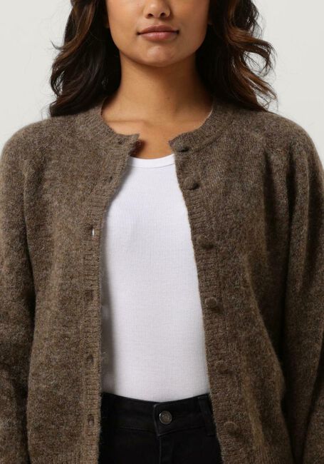 Braune MSCH COPENHAGEN Strickjacke MAIMEE MOHAIR CARDIGAN - large