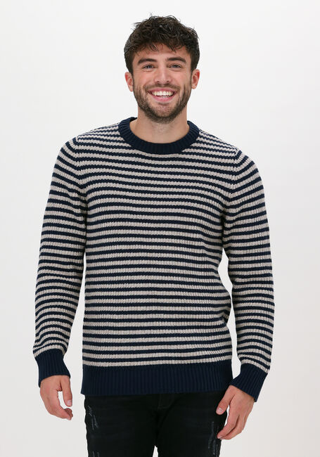 Dunkelblau SELECTED HOMME Pullover SLHDAVIS LS KNIT CREW NECK U - large