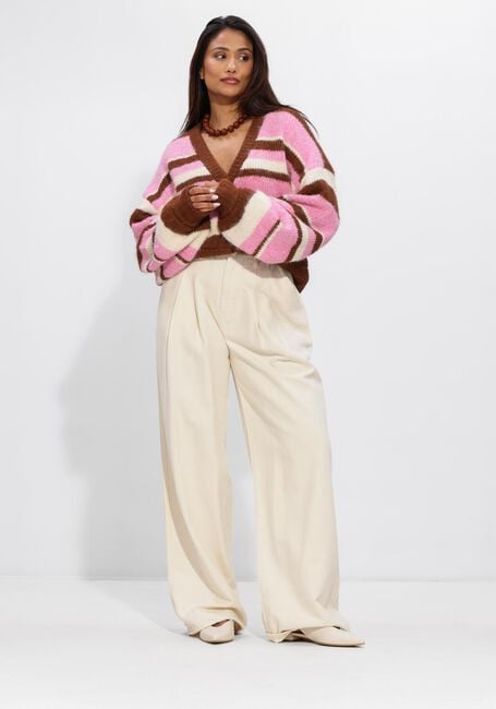 Mehrfarbige/Bunte HARPER & YVE Strickjacke NOOR-CA - large