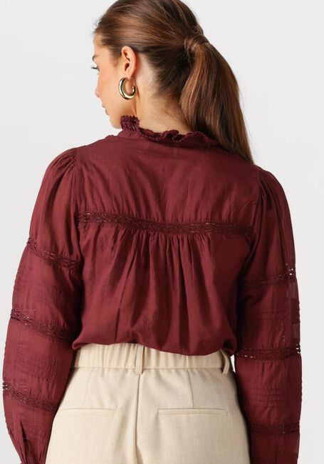 Bordeaux NEO NOIR Blusen LYLA S VOILE BLOUSE - large