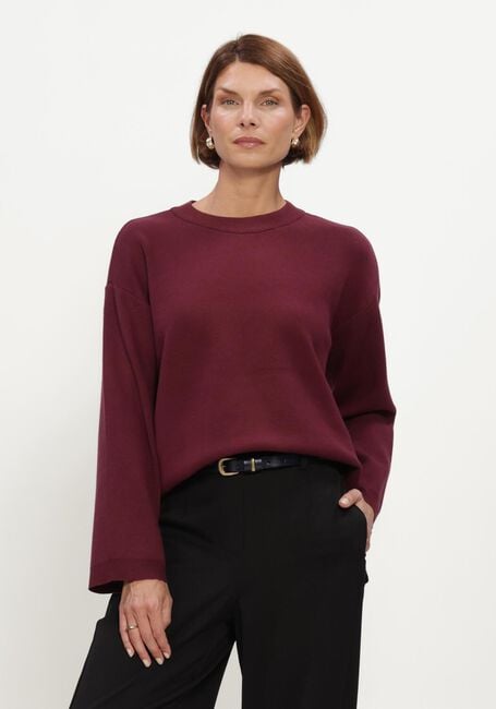 Bordeaux OBJECT Pullover OBJREYNARD L/S LO KNIT PULLOVER NOOS - large