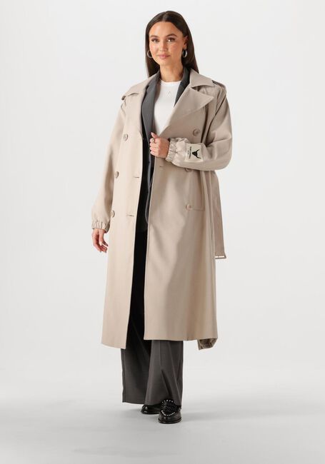 Beige ALIX THE LABEL Trenchcoats LADIES WOVEN TRENCHCOAT - large
