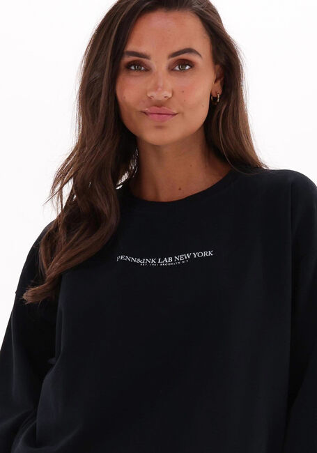 Schwarze PENN & INK Sweatshirt S22F1103LAB - large