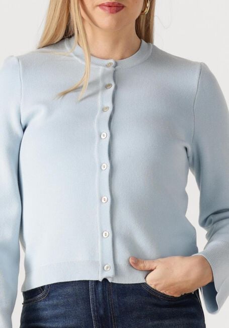 Blaue Y.A.S. Strickjacke YASEENA LS KNIT CARDIGAN - large