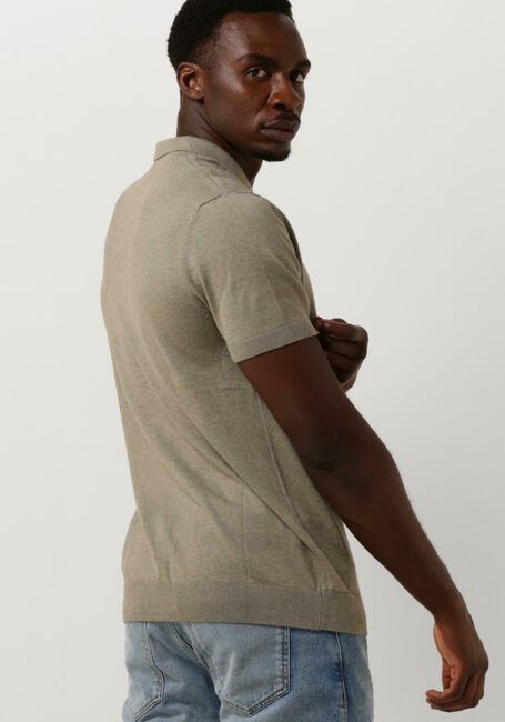 Grüne SELECTED HOMME Polo-Shirt SLHBERG SS KNIT POLO NOOS - large