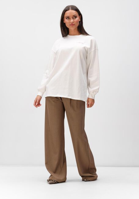 Braune HAUTE L'AMITI&Eacute; Jogginghose MICHELLE TAILOR TIE TALL PANT - large