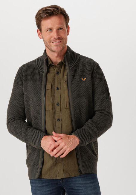 Dunkelgrau PME LEGEND Pullover COTTON STRUCTURE - large