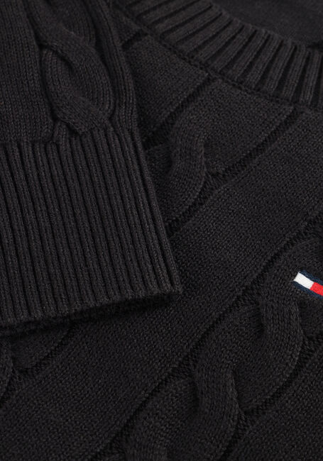 Schwarze TOMMY HILFIGER Pullover CABLE SWEATER - large