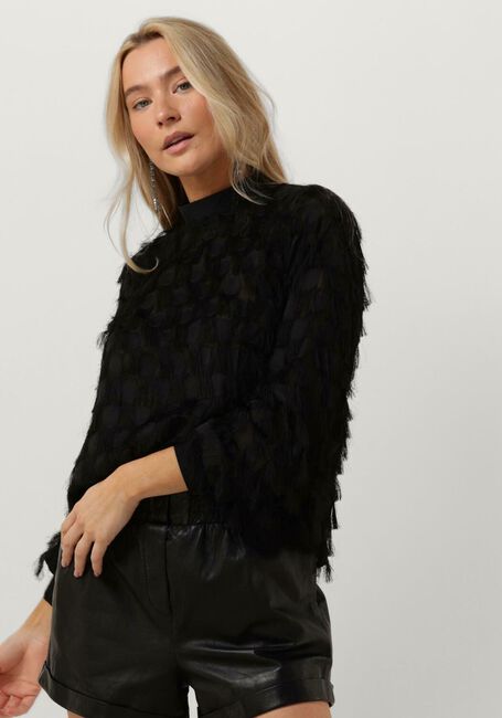 Schwarze Y.A.S. Blusen YASDIO LS TOP - large