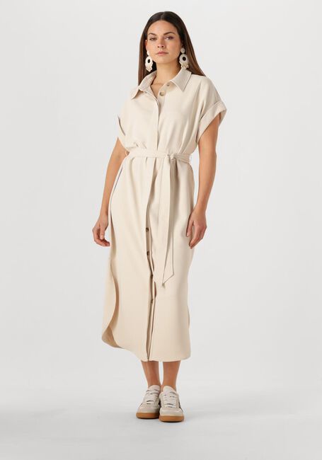 Beige OMODA ATELIER Midikleid OM-BABETTE X BO - large