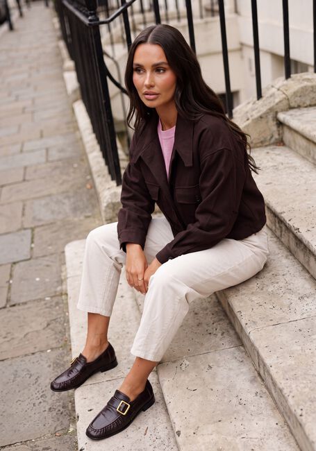 Beige CAMBIO Weite Hose EILIN - large