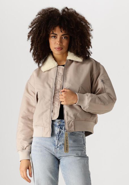 Graue CALVIN KLEIN Jack SATIN AVIATOR - large