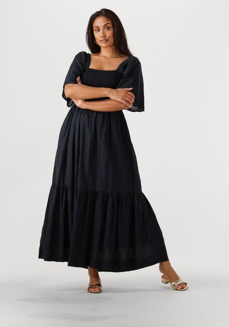 Schwarze SELECTED FEMME Maxikleid SLFDORA SS ANKLE DRESS - large