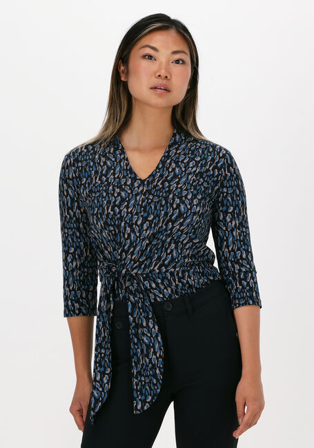 Blaue JANSEN AMSTERDAM Top TOP W/BAND - large