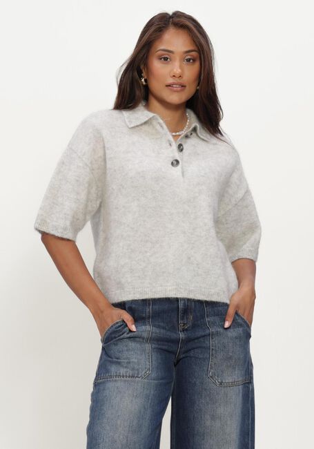 Hellgrau EDITED Polo-Shirt CALLIE POLO SHIRT - large