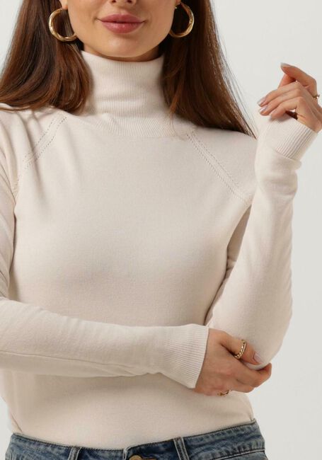 Ecru SUMMUM Rollkragenpullover SWEATER TURTLE NECK BASIC KNIT (7S5529) - large