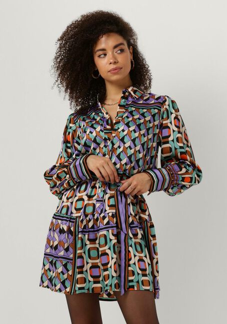 Mehrfarbige/Bunte SUNCOO Minikleid CAMY - large