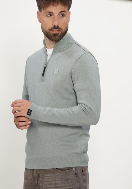 Gr&uuml;ne BUTCHER OF BLUE Pullover CLIFDEN HALFZIP - large