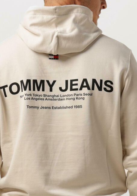 Beige TOMMY JEANS Sweatshirt TJM REG ENTRY GRAPHIC HOODIE - large