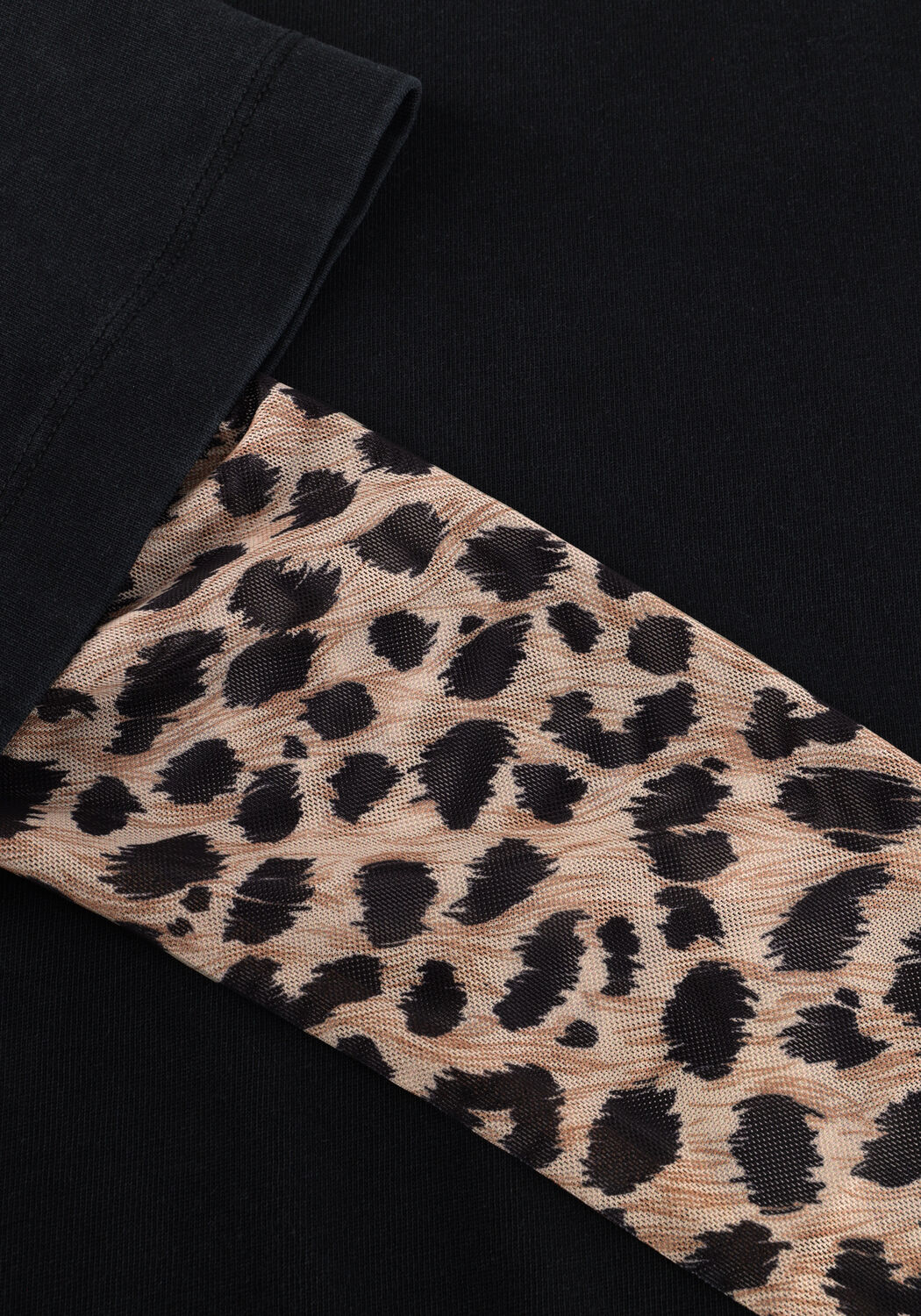 Graue CATWALK JUNKIE Pullover & Cardigans LOOSE FIT TSHIRT WITH MESH SLEEVES - large