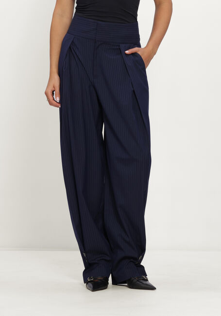 Dunkelblau HAUTE L'AMITI&Eacute; Hosen NAVY PIN PLEAT TALL PANT - large