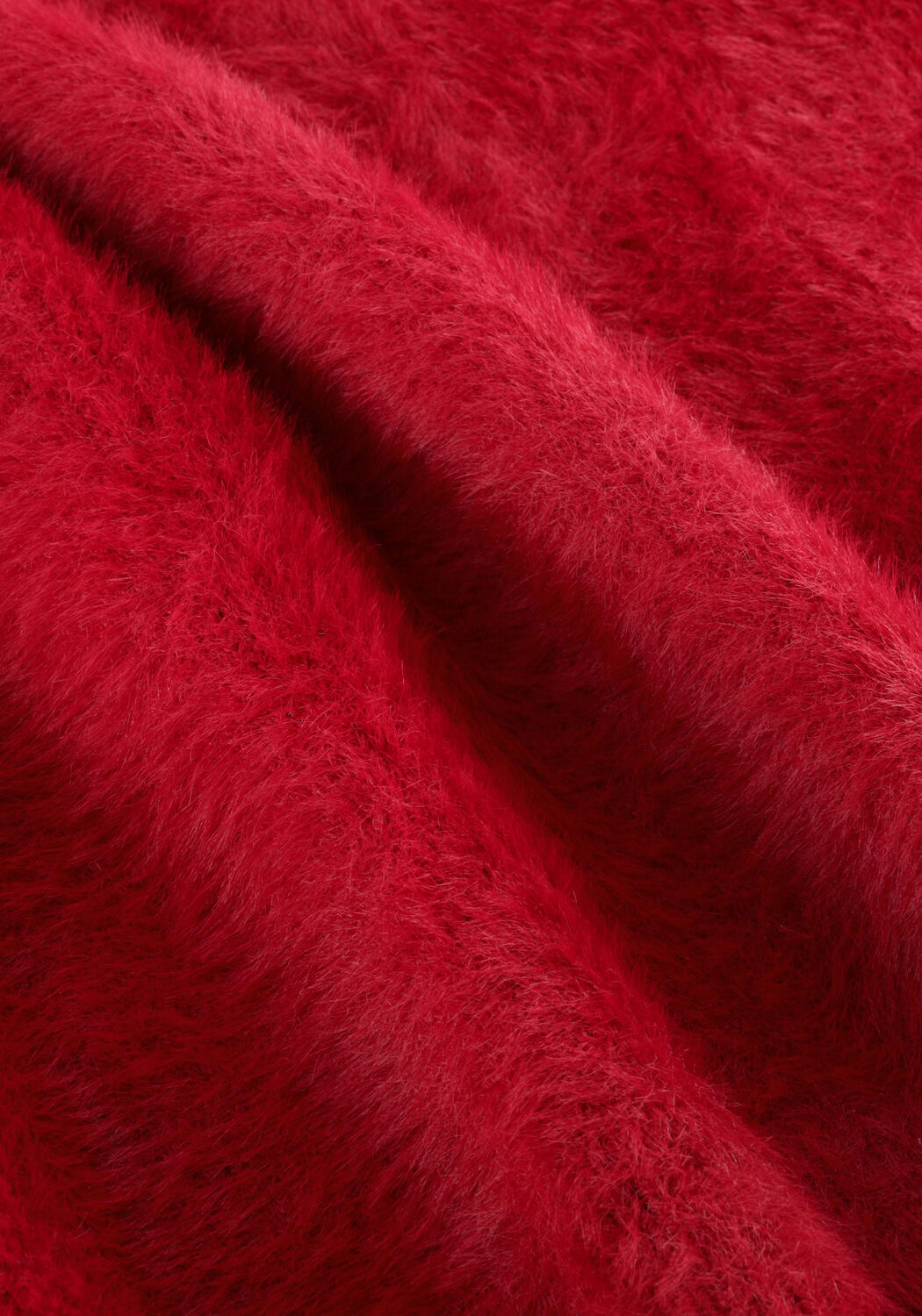 Rote ALIX THE LABEL Pullover LADIES KNITTED MOHAIR PULLOVER - large