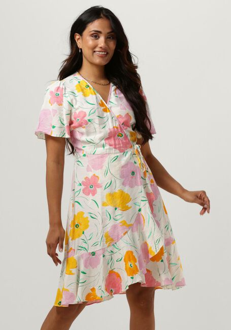 Nicht-gerade weiss OBJECT Minikleid HASINI S/S WRAP DRESS 126 - large