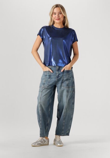 Blaue MOS MOSH Top MMNIVOLA O-NECK METALLIC TEE - large