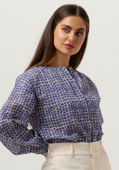 Blaue BY-BAR Blusen CECILE LOVE BLOUSE - large