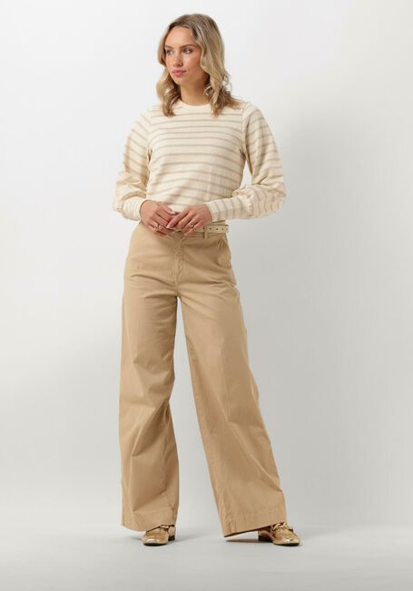 Nicht-gerade weiss SUMMUM Pullover BALLOON SLEEVE TOP GLITTER STRIPE HEAVY JERSEY - large