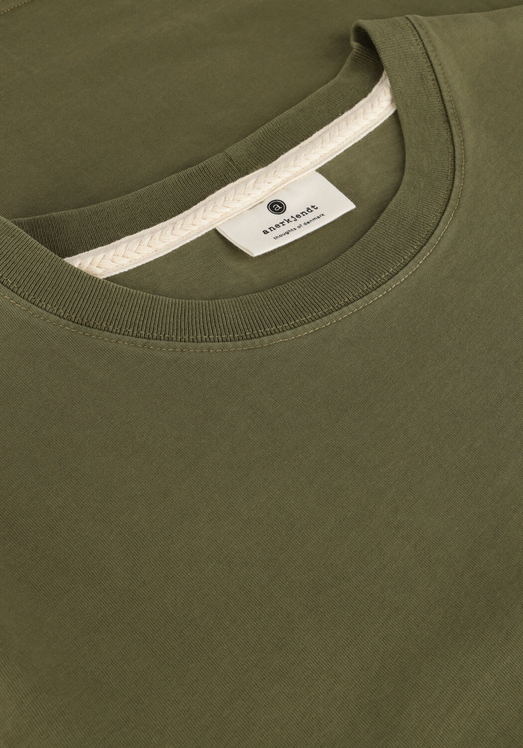 Gr&uuml;ne ANERKJENDT T-shirt AKKIKKI MONDAY SLOW TEE - large