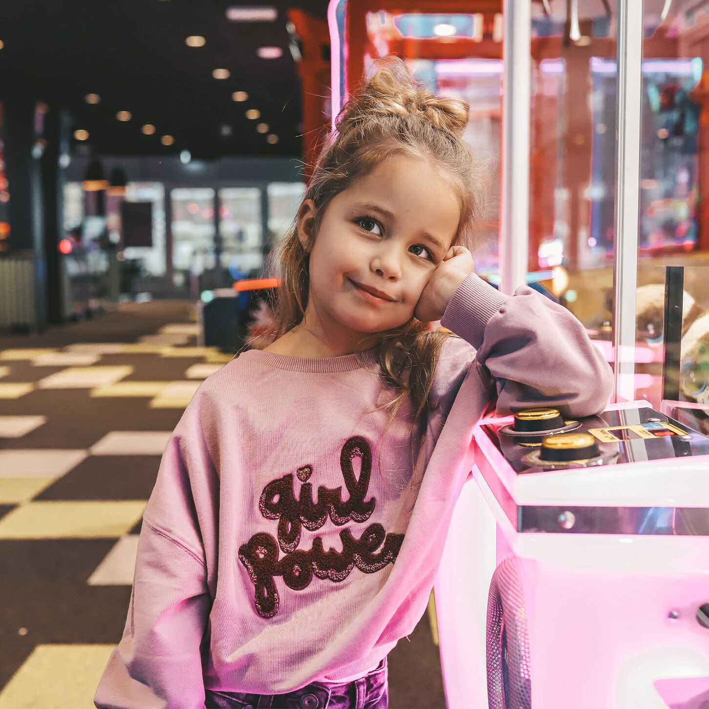 Lila YOUR WISHES Pullover GIRL POWER OVERSIZED SWEATER - large